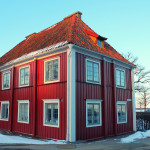 Szwecja, Karlskrona: specyficzne, kolorowe domki