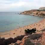 Malta: plaża Golden Bay