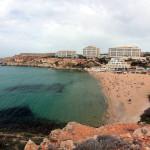 Malta: plaża Golden Bay