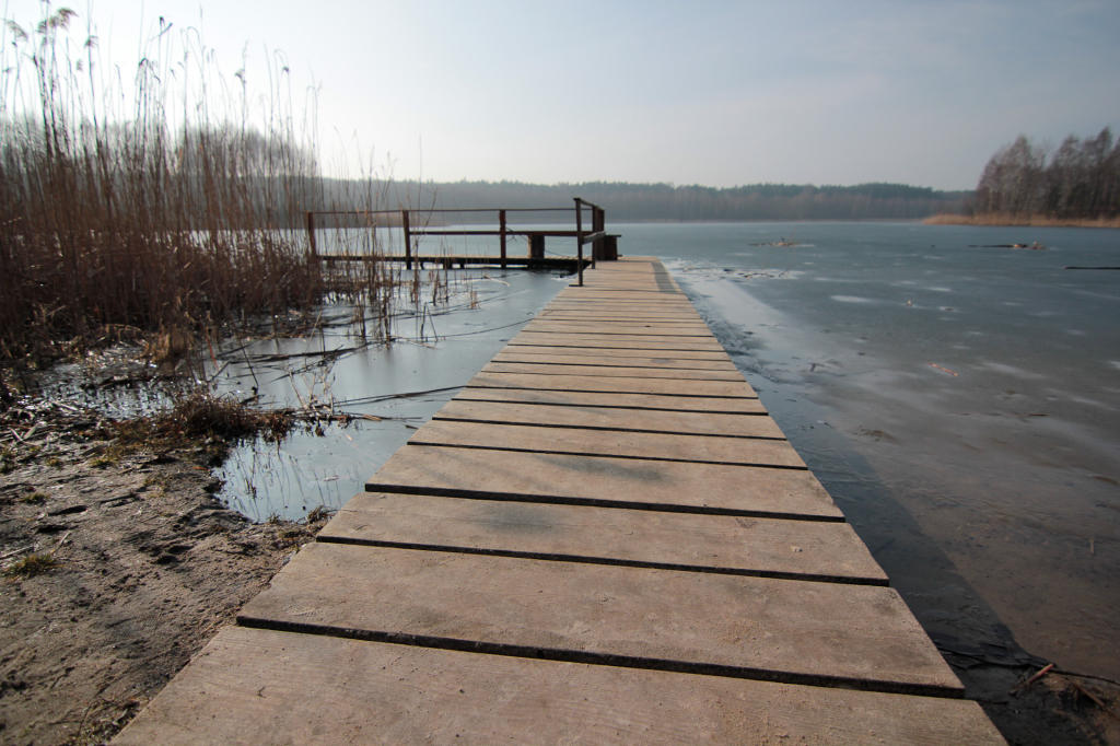 Puszcza Zielonka, jezioro Kamińskie
