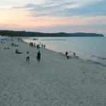 Sopot: plaża z perspektywy budki ratowniczej