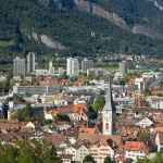 Szwajcaria: panorama miasta Chur