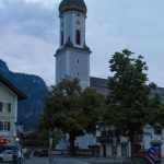Niemcy: wieczorne Garmisch-Partenkirchen