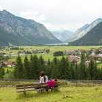 Austria: widok na Heiterwang i jezioro Plansee