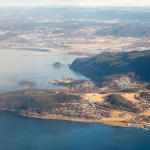 Norwegia: widok z samolotu na Stjørdal