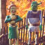Shrek i Fiona w Ogrodzie Bajek w Międzygórzu