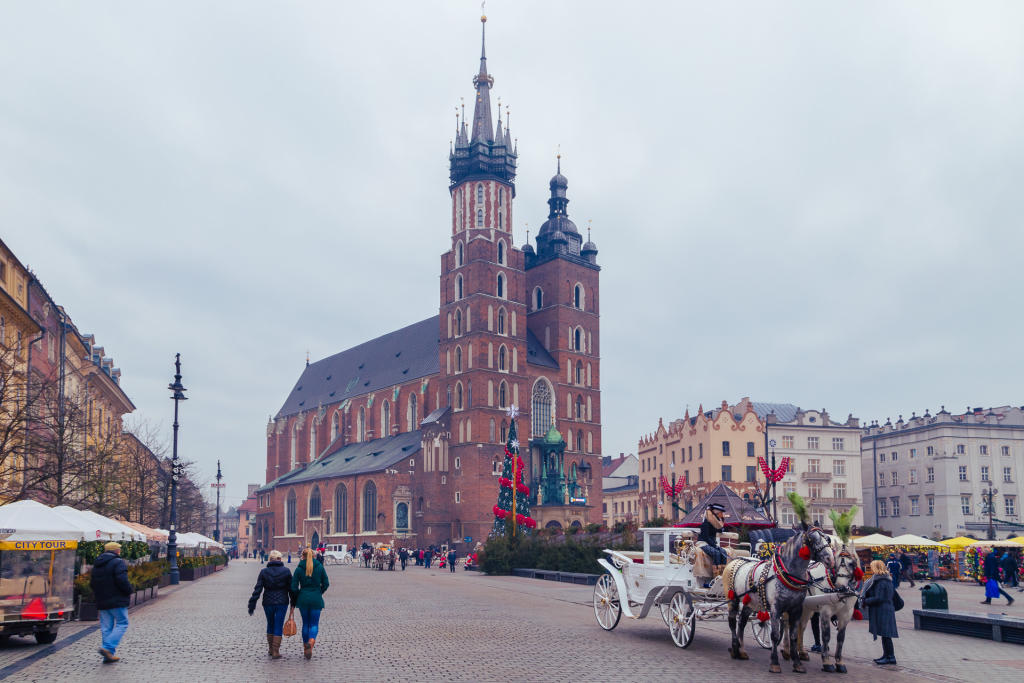 Świąteczny Kraków: Bazylika Mariacka